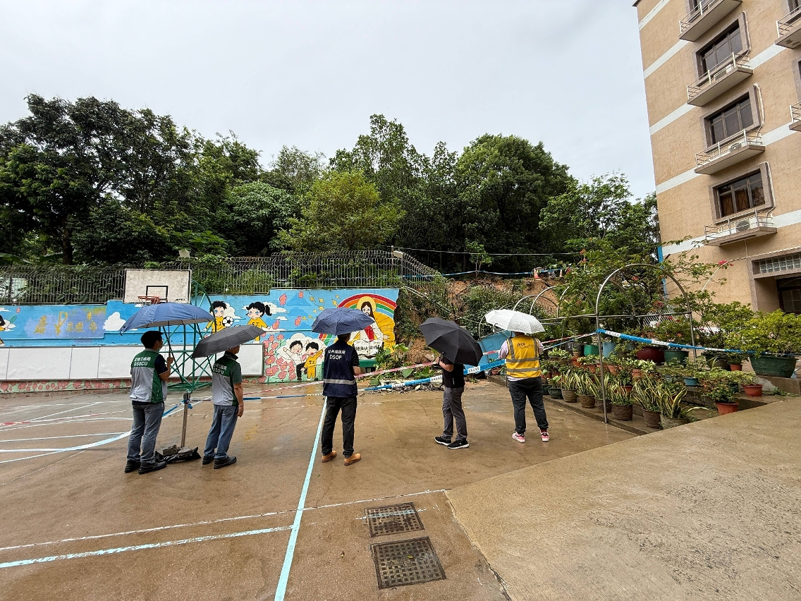 跨部門對風險斜坡進行維護工作     斜坡巡查   