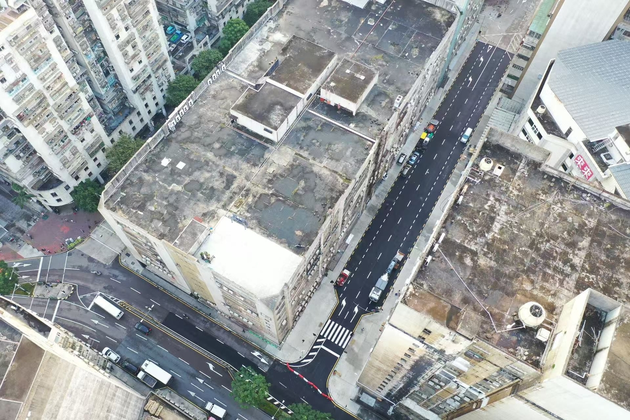 打通慕拉士前地 便利人車通行     新路段本月22日開通