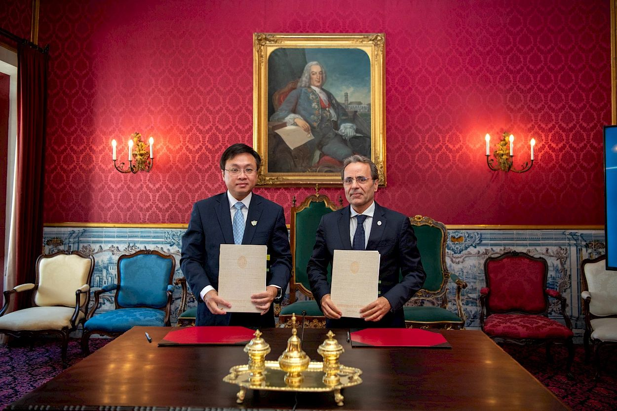 澳門理工大學與葡萄牙科英布拉大學     簽署澳琴國際教育大學城合作備忘錄