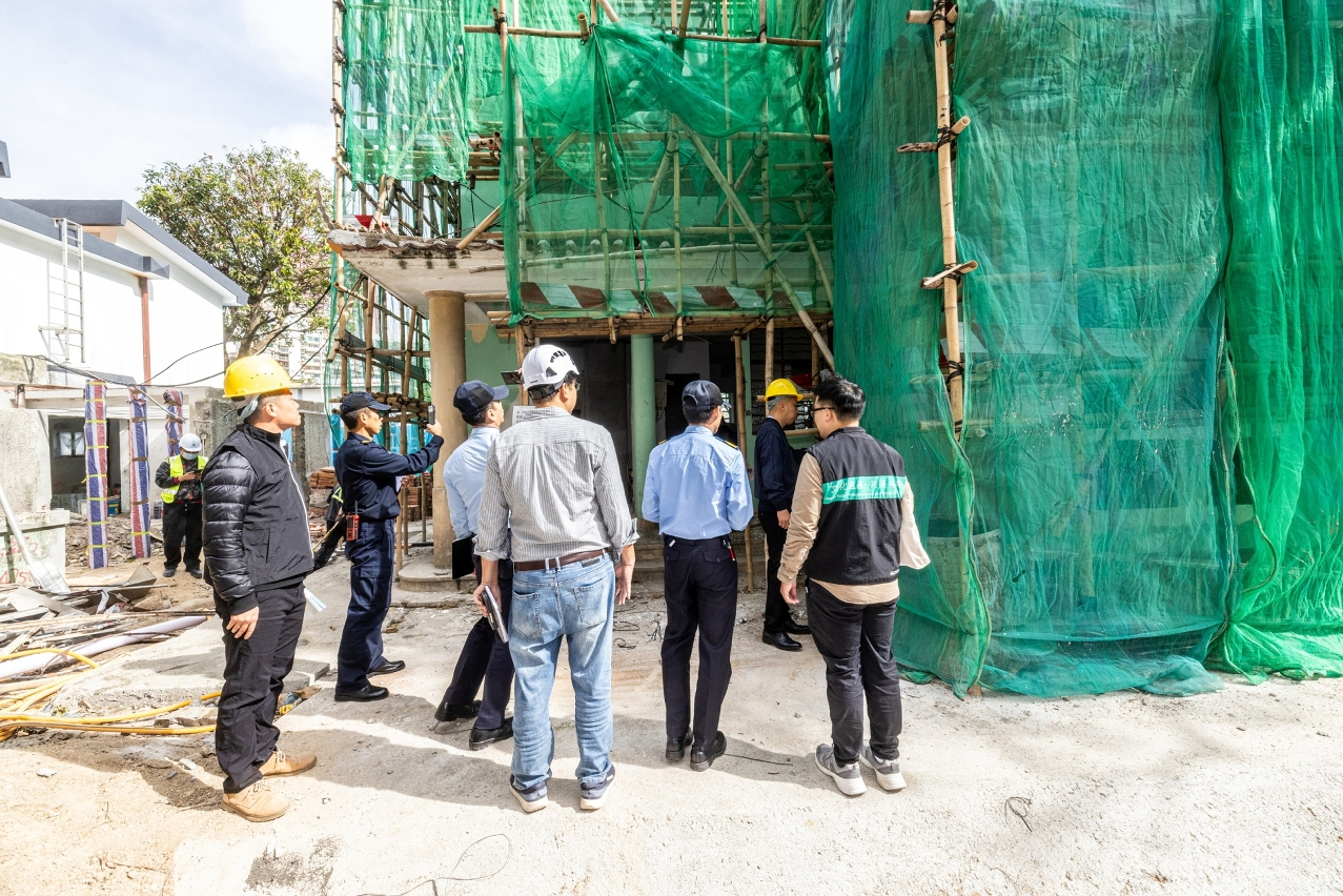 文化局巡查文物工程及廟宇教堂防火安全     呼籲管理者保持高度警惕   