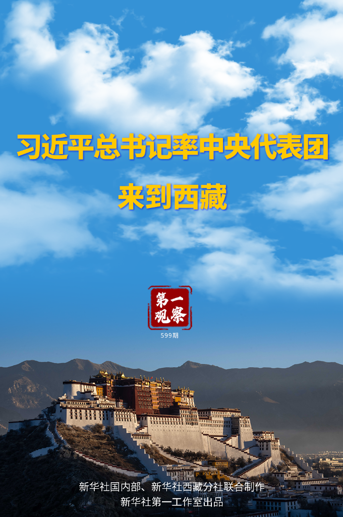 第一觀察|習近平總書記率中央代表團來到西藏   